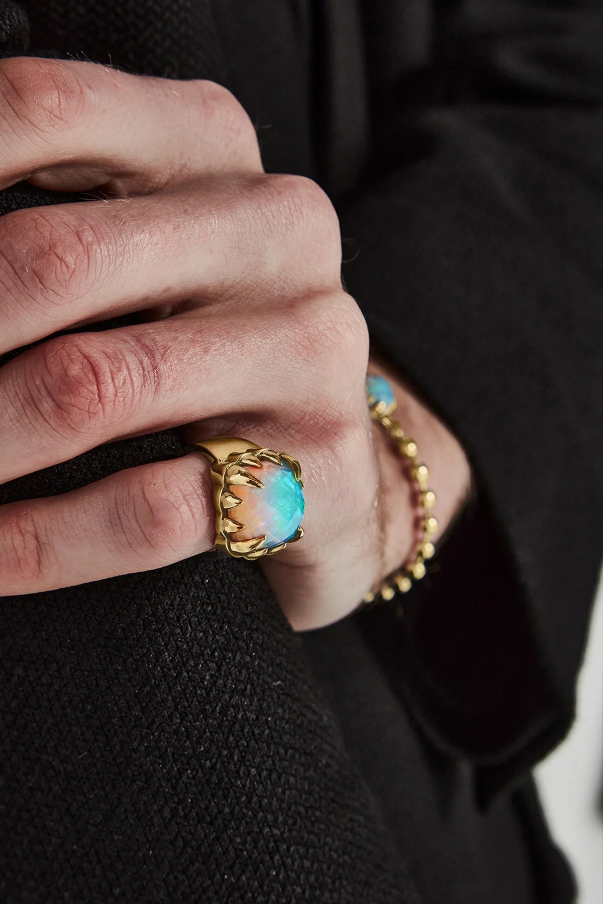 Stolen Girlfriend Club Opal Claw Ring