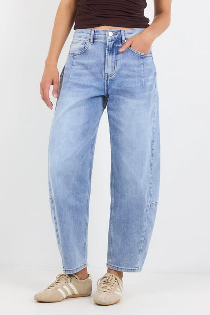 Among The Brave Graduate Light Blue Stretch Barrel Jean