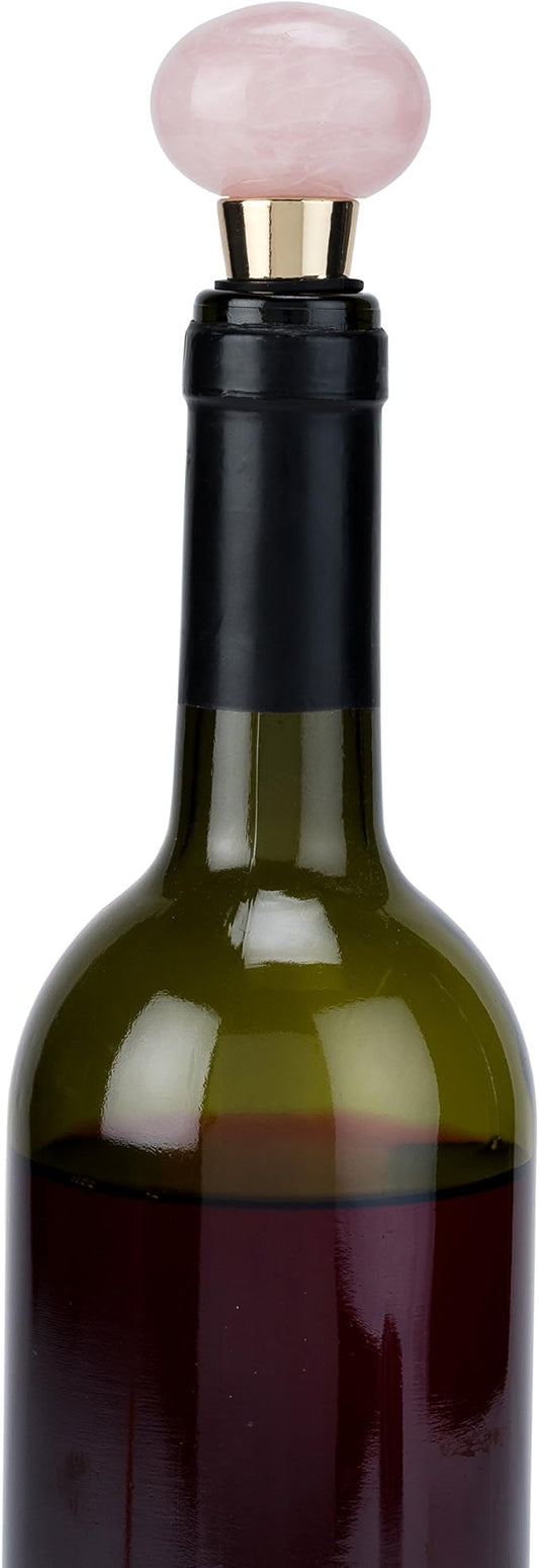 Twine Living Co Rose Quartz Bottle Stopper