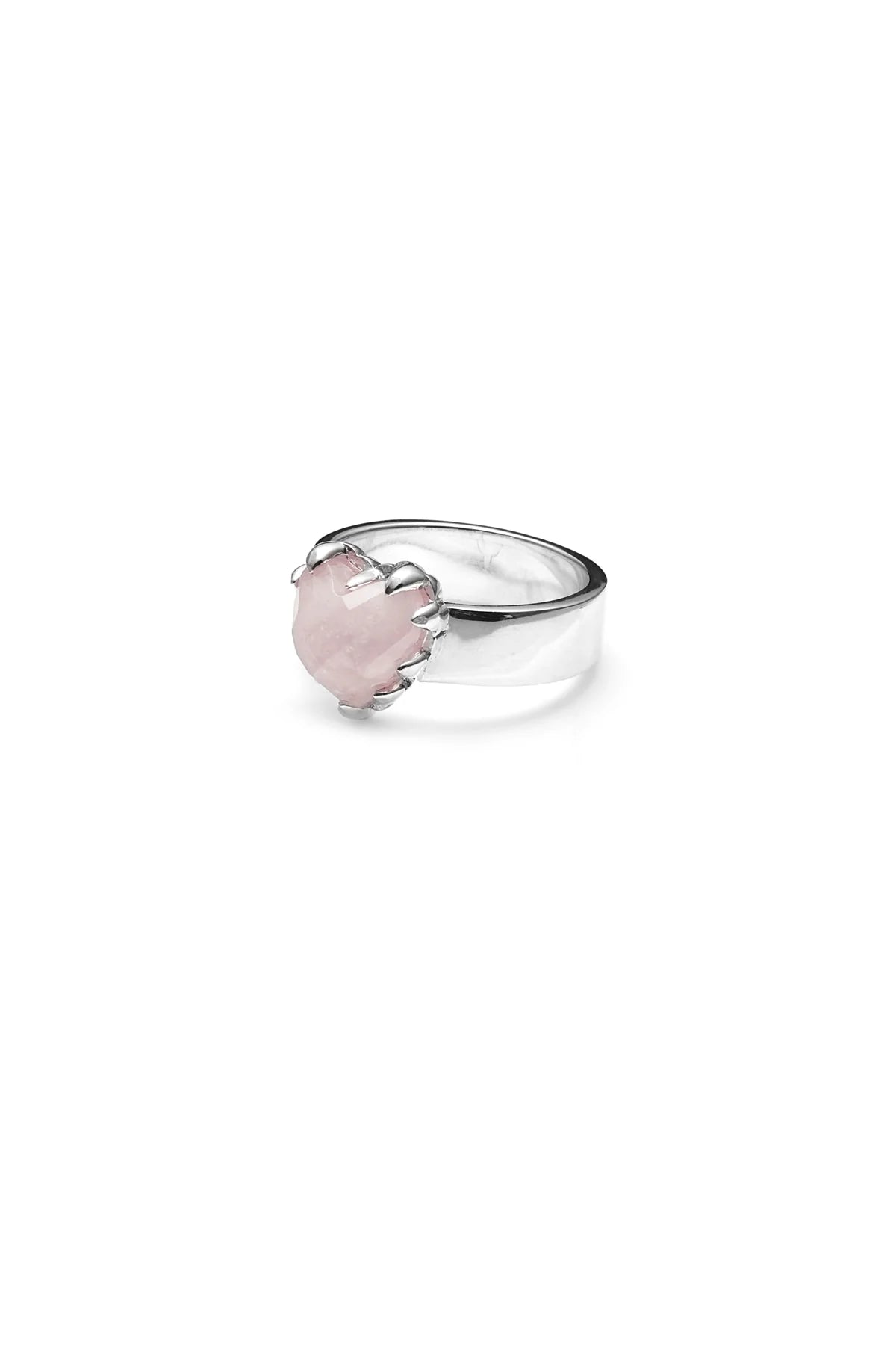 Stolen Girlfriends Club Love Claw Ring Rose Quartz