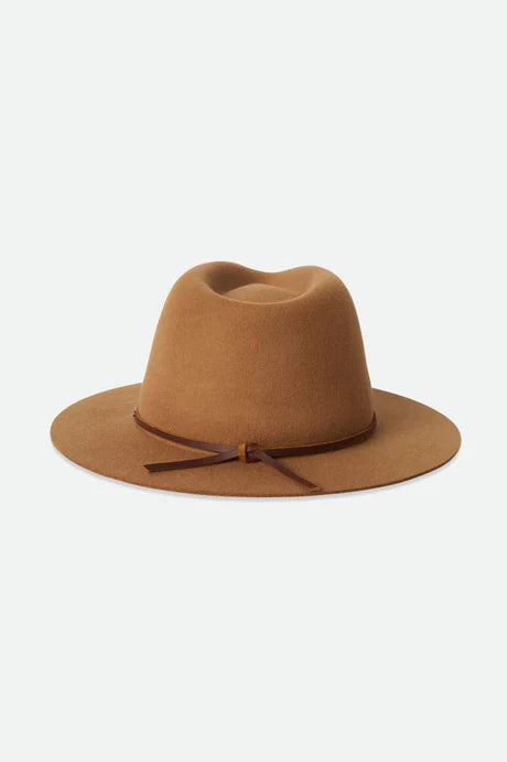 Brixton Packable Fedora Golden Brown