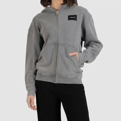 Federation Axle Zip Up Woven Badge Slate