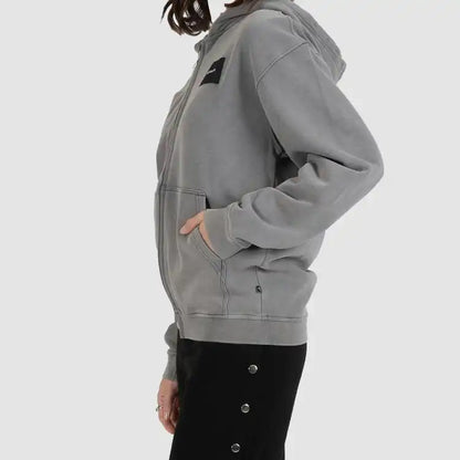 Federation Axle Zip Up Woven Badge Slate