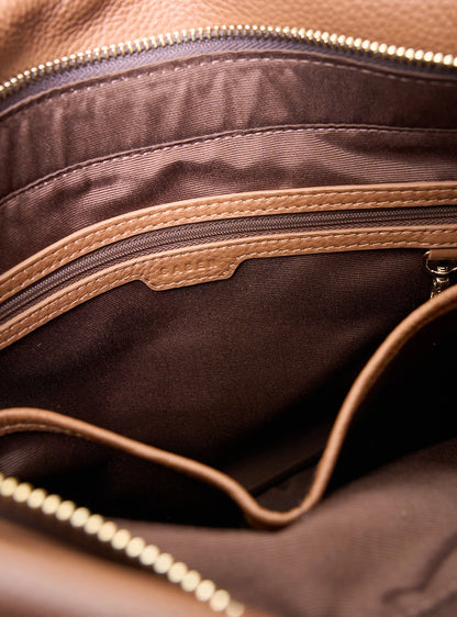 Saben Becks Shoulder Bag Tan Luxe