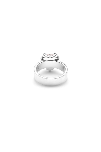 Stolen Girlfriends Club Love Claw Ring Rose Quartz