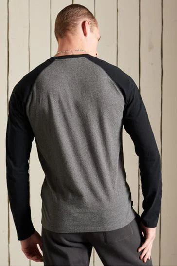 Superdry Vintage Baseball Long Sleeve Top