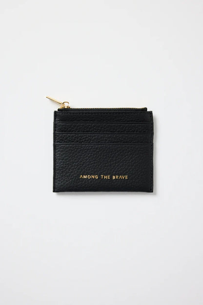 Among The Brave Leather Card Holder
