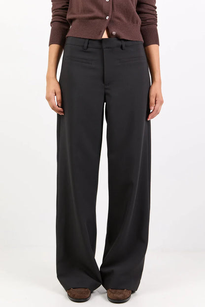 Stories Be Told fierce Black Low Rise Stretch Wide Pants