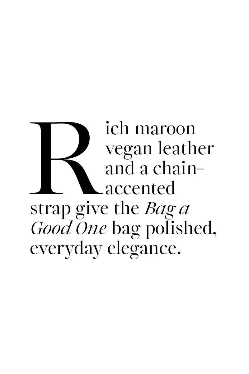 Cooper Bag A Good One Bag