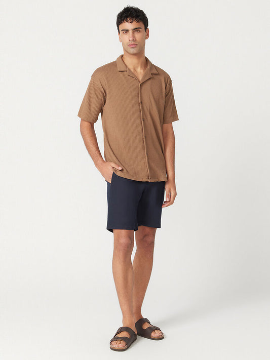 Ben Sherman Stripe Knit Short Sleeve Shirt