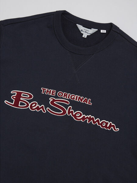 Ben Sherman Flock Signature Crew Dark Navy