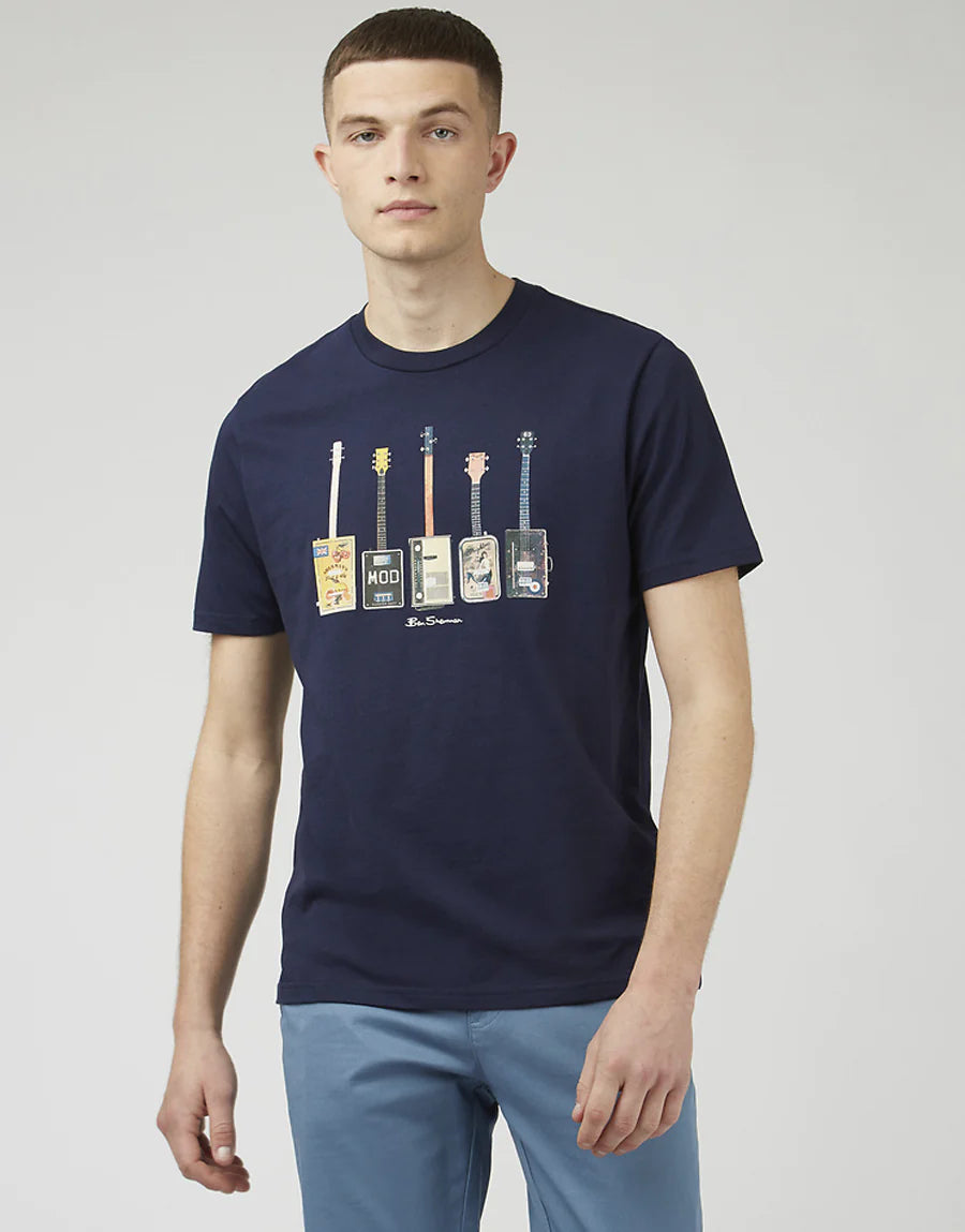 Ben Sherman Misfits Guitars Marine Tee