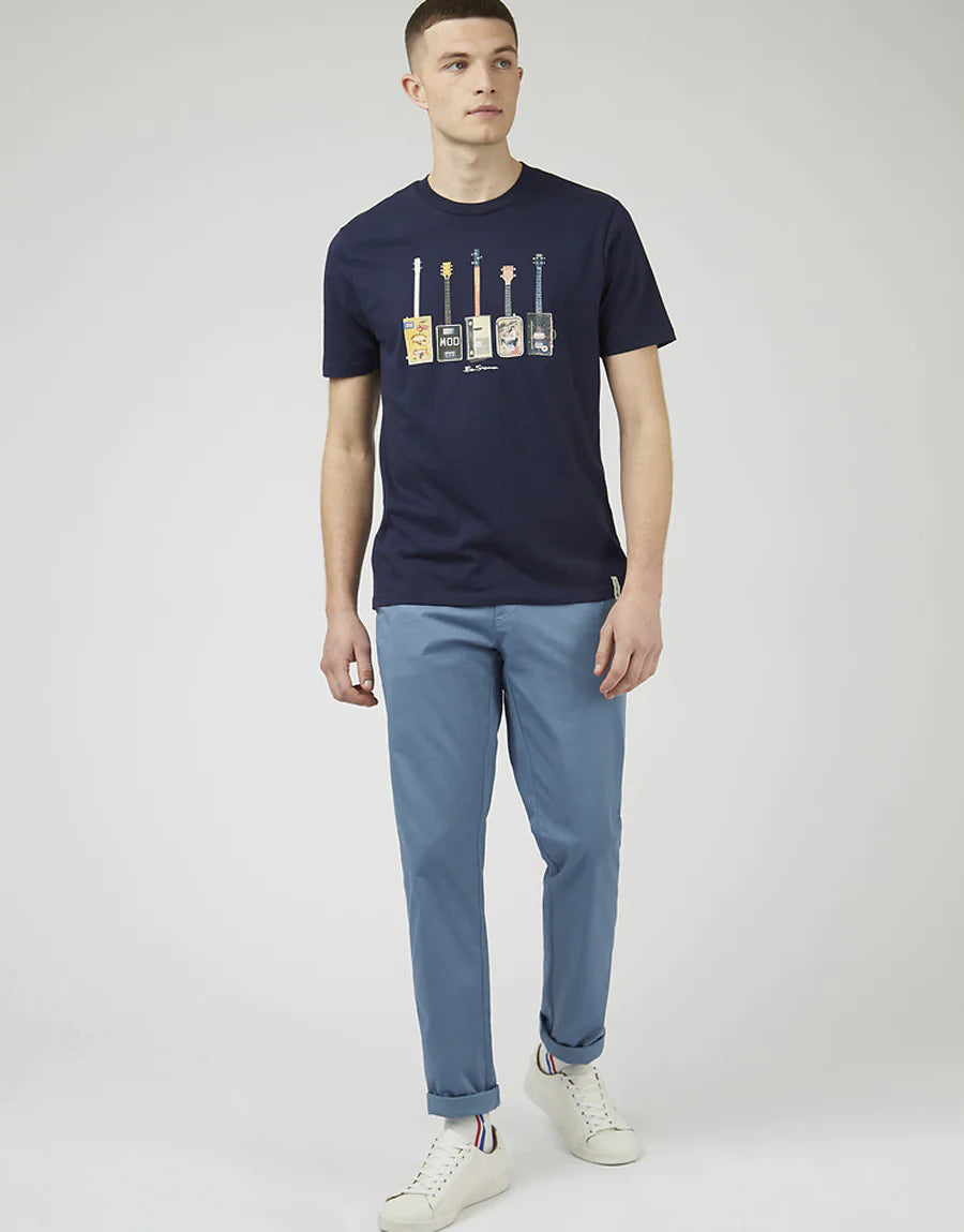 Ben Sherman Misfits Guitars Marine Tee