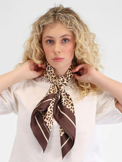 Dark Hampton Bailey Silk Scarf