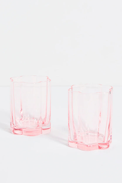 Willow & Mae Bloom Wavy Pink Tumbler
