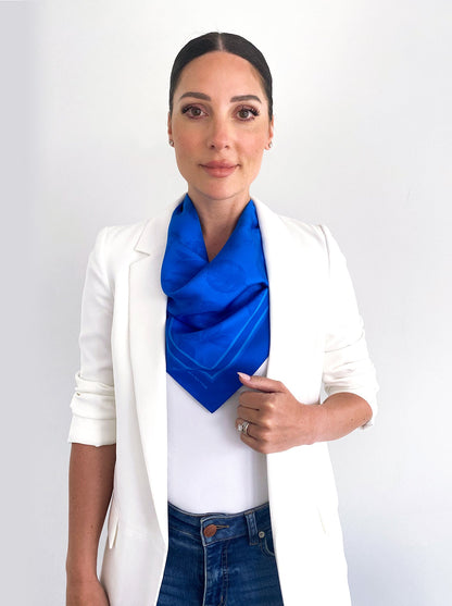 Dark Hampton Bolton Silk Scarf
