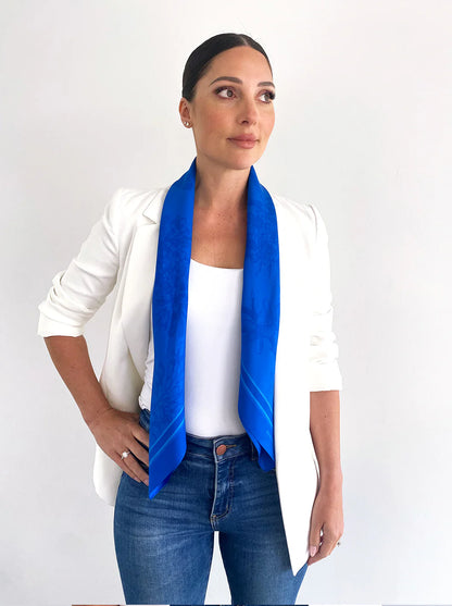 Dark Hampton Bolton Silk Scarf