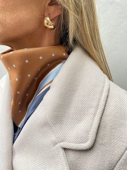 Dark Hampton The Borey Petite Silk Scarf