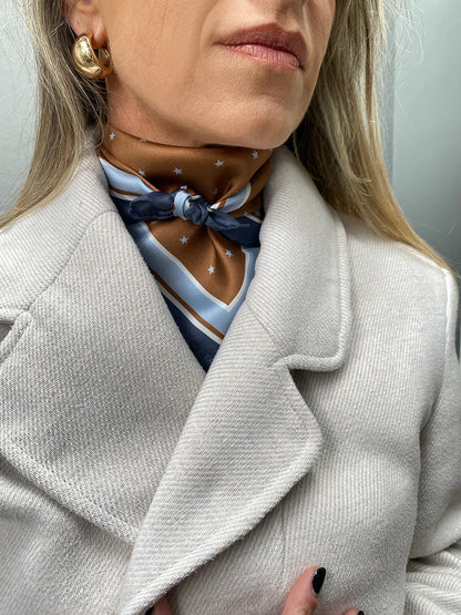 Dark Hampton The Borey Petite Silk Scarf