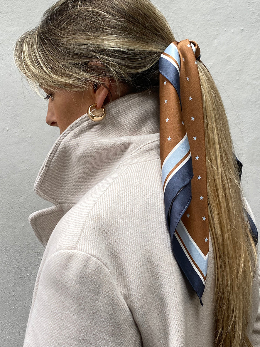 Dark Hampton The Borey Petite Silk Scarf