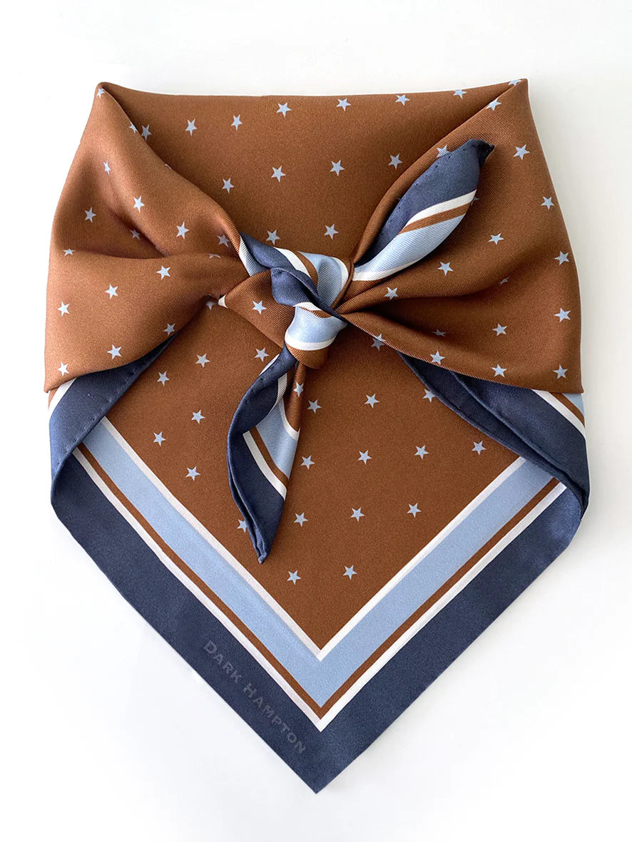 Dark Hampton The Borey Petite Silk Scarf