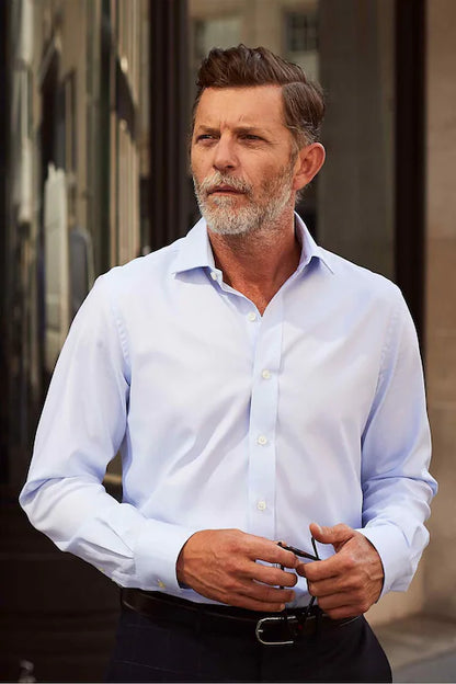 Savile Row Shirt Cornflower Blue