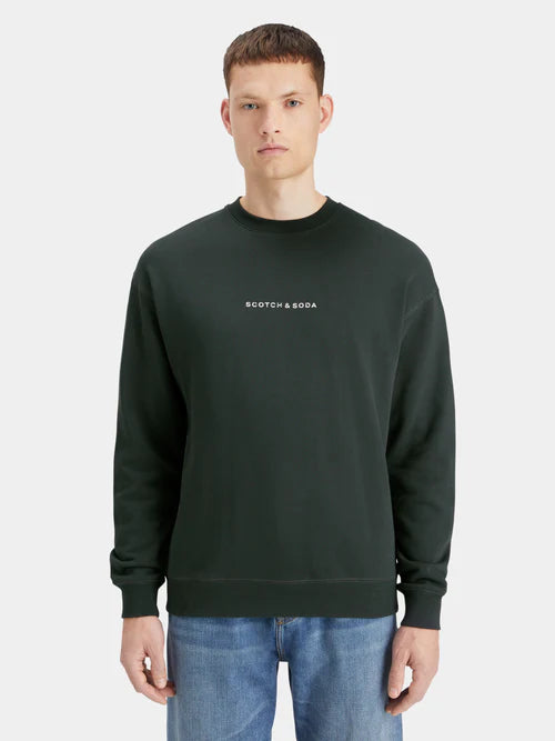 Scotch & Soda Men's Logo Front Chest Sweatshirt