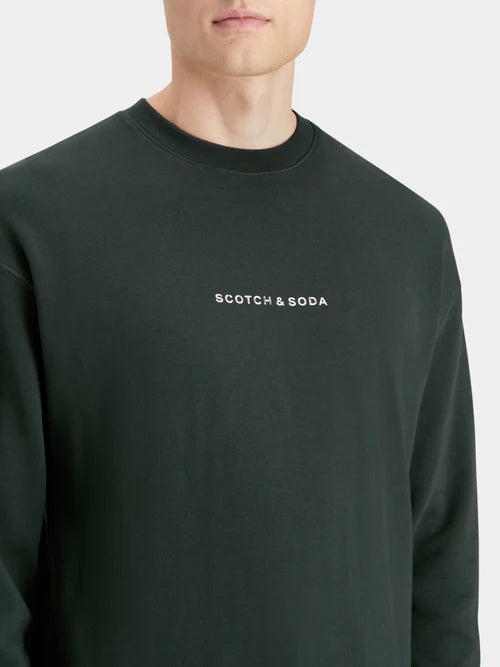 Scotch & Soda Men's Logo Front Chest Sweatshirt