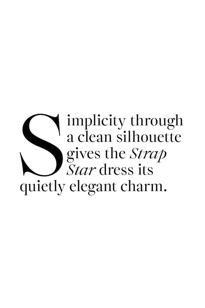 Cooper Strap Star Dress