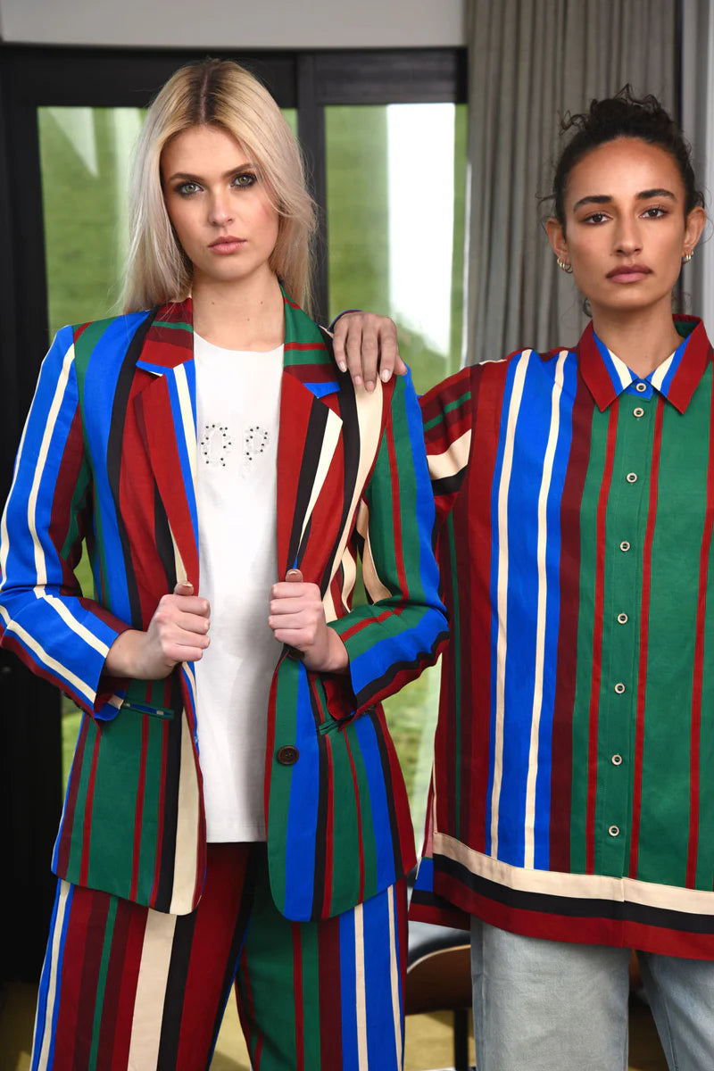 Cooper Stripe Lines Blazer