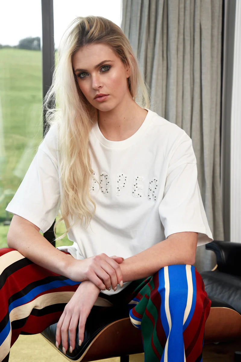 Cooper Beading Lady T Shirt