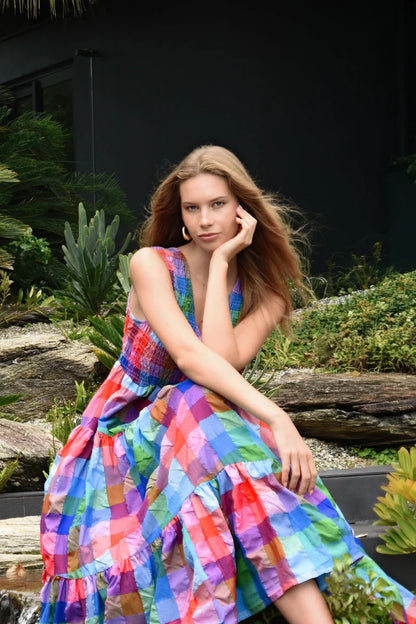 Cooper Shirring Is Caring Dress