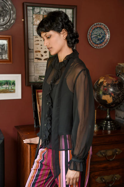 Cooper Ruffle Act Blouse