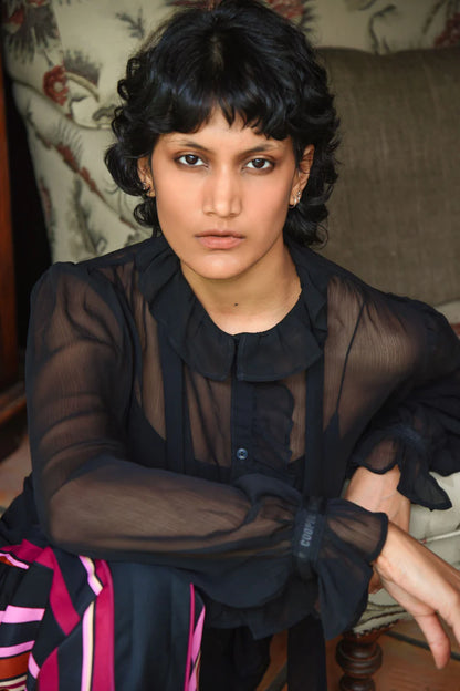 Cooper Ruffle Act Blouse