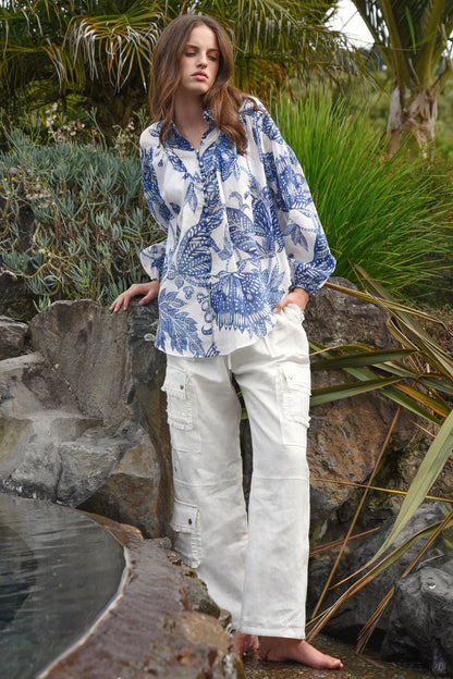 Coop Linen On The Edge Trouser in Black or White