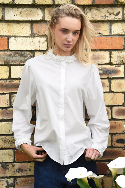 Coop Pressed For Frill Shirt
