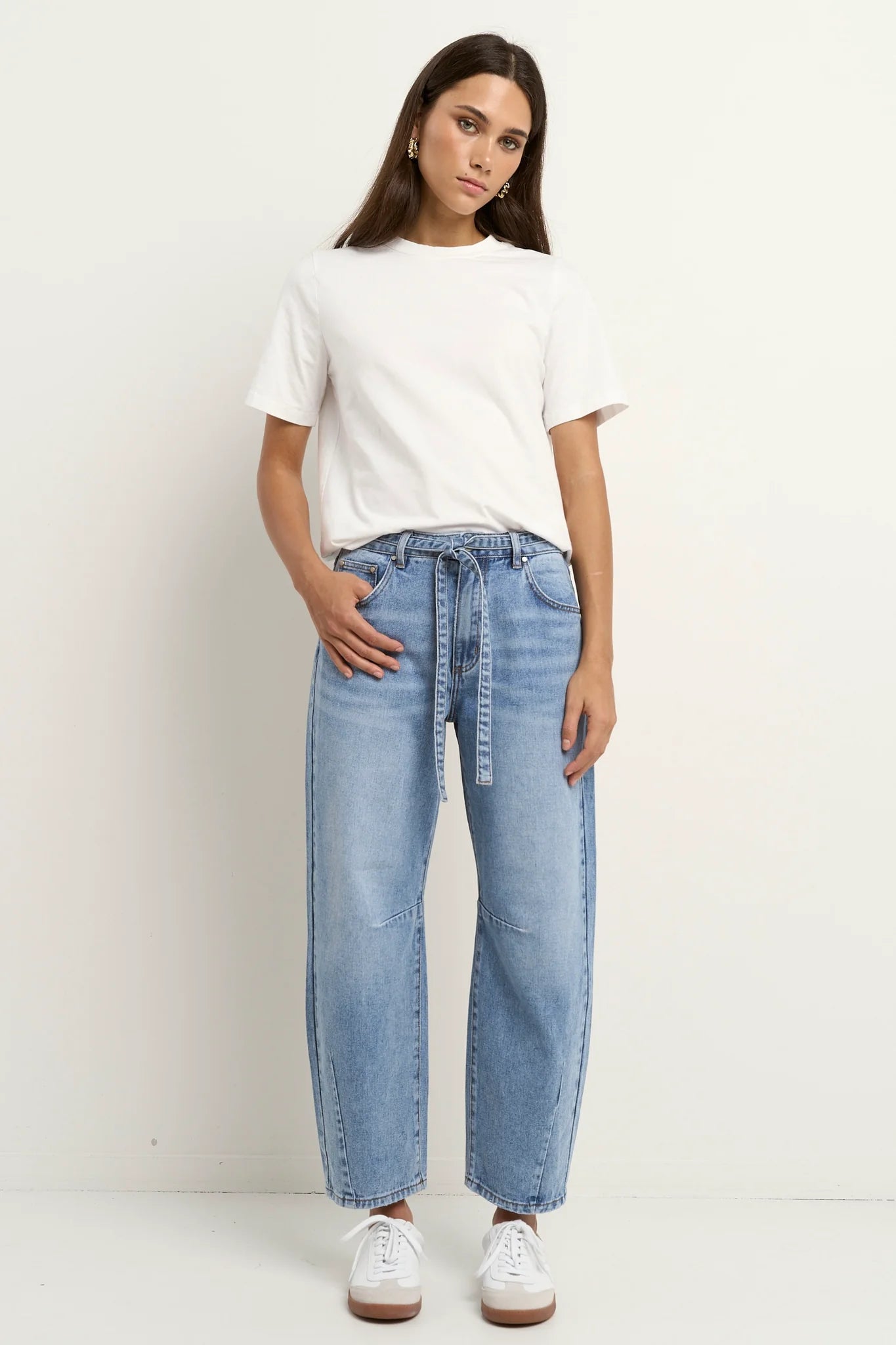 Stories Be Told Campus Light Blue Barrell Jeans