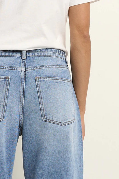 Stories Be Told Campus Light Blue Barrell Jeans