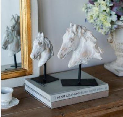 Rembrandt Horse Head Statue Large