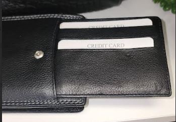 Down Under Black Leather Wallet - NZ Brand