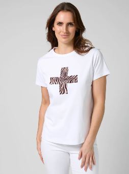 Stella+Gemma Ace Tee Zebra Cross