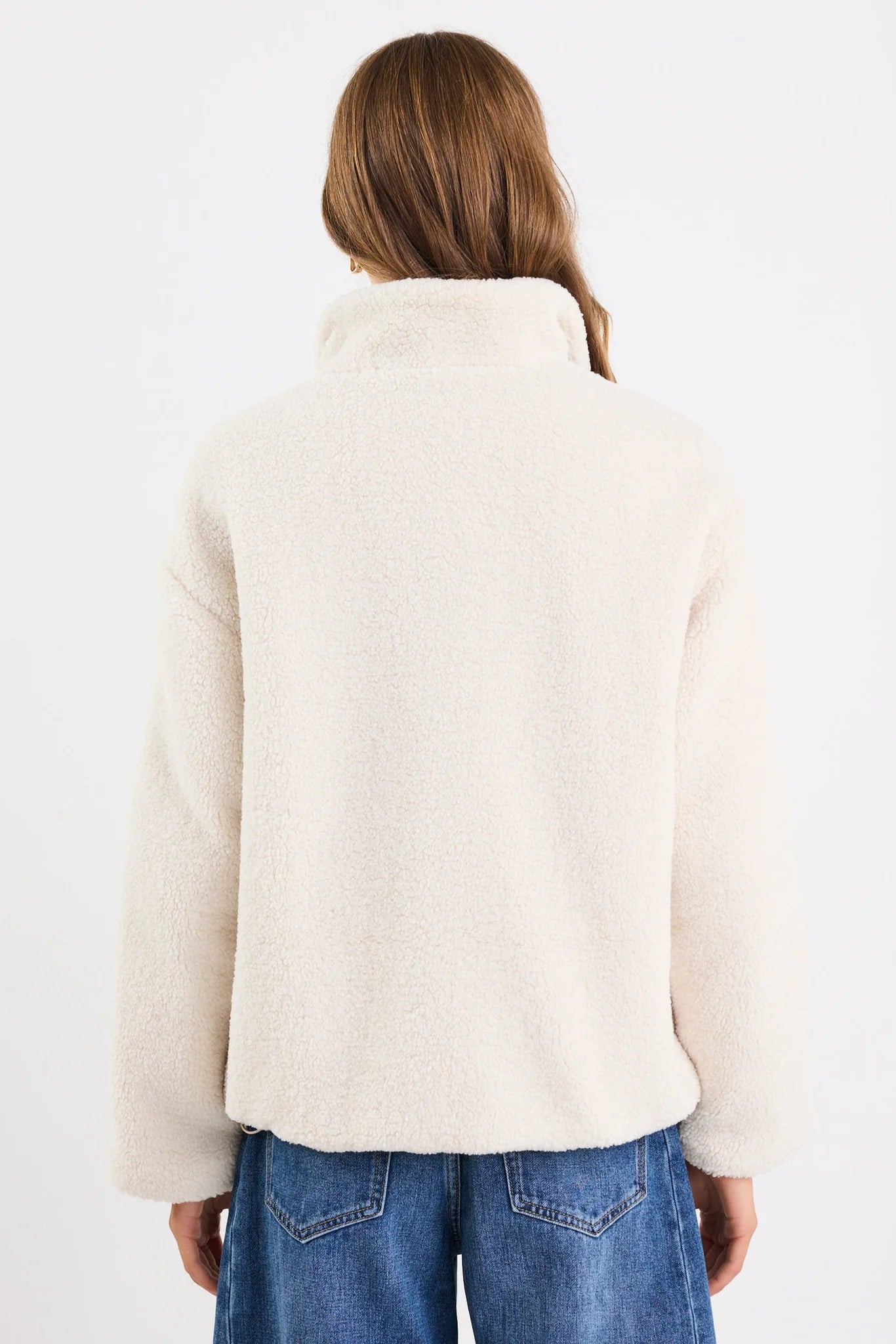 Among The Brave Chalet Taupe Sherpa Jacket