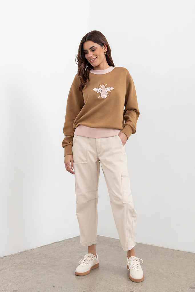 Moss Logo Line Sweater