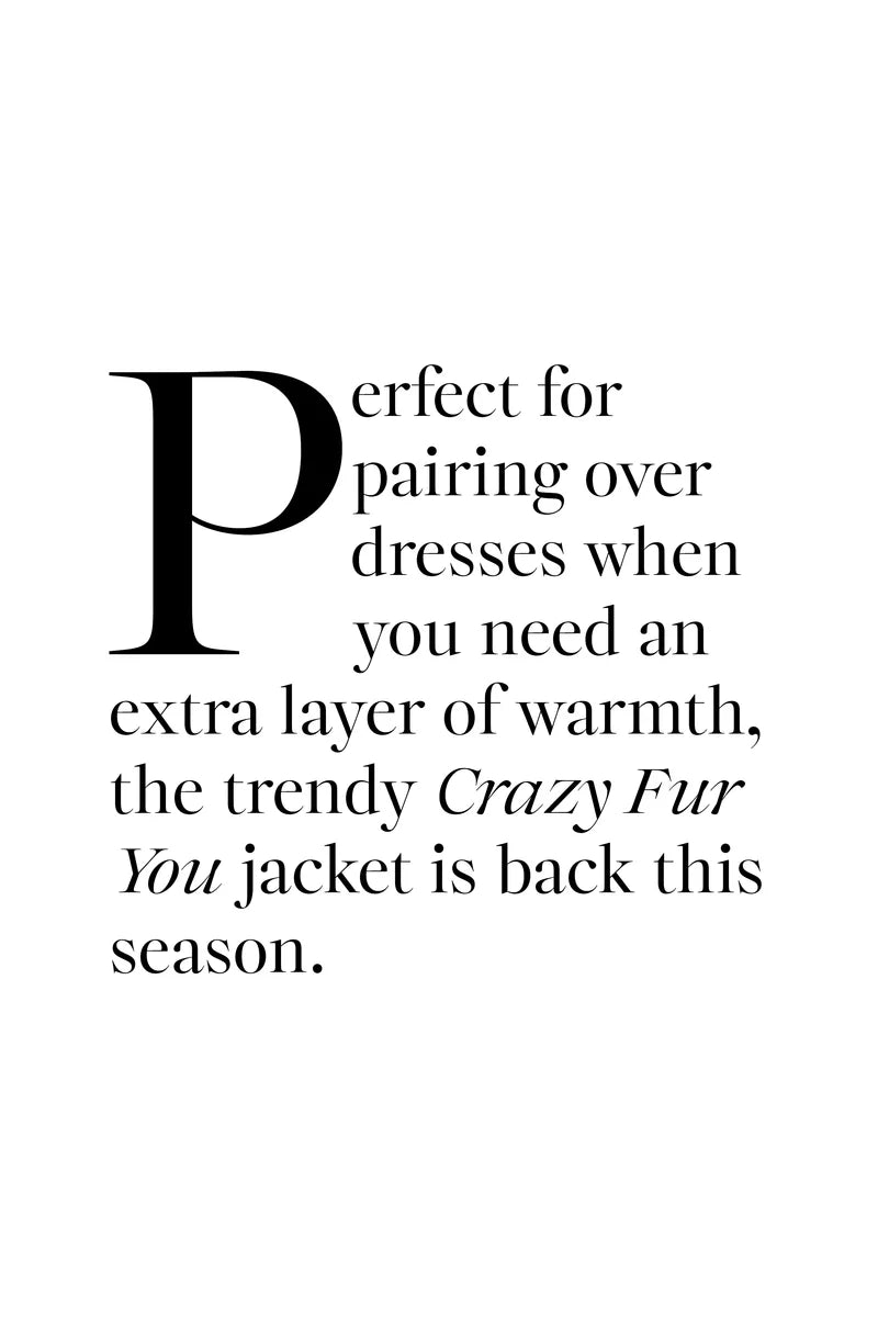 Coop Crazy Fur You Jacket