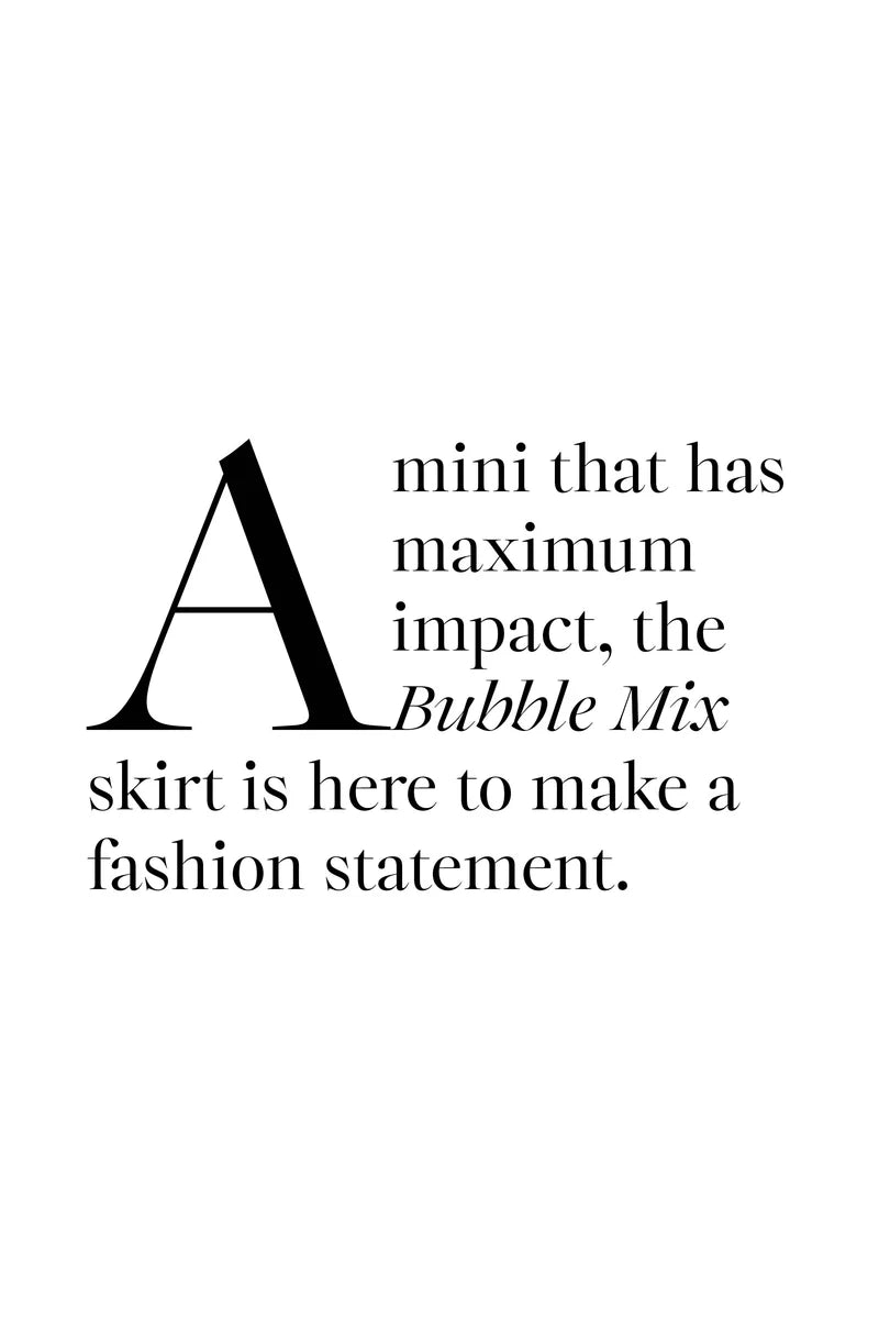 Coop Bubble Mix Skirt