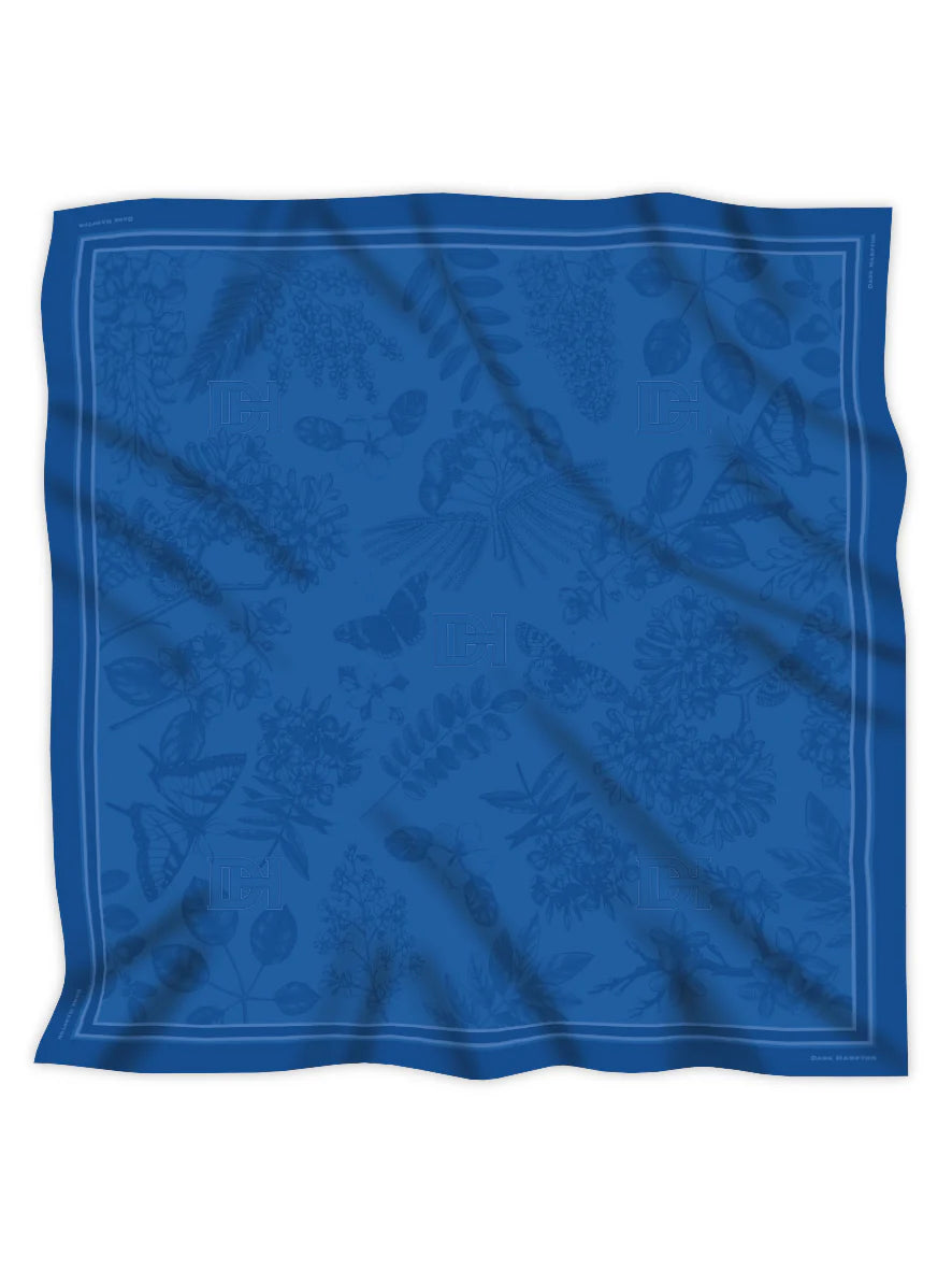 Dark Hampton Bolton Silk Scarf
