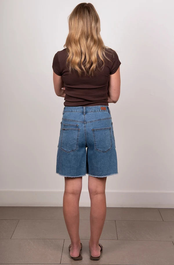 New London Jeans Durham Short - Light Wash