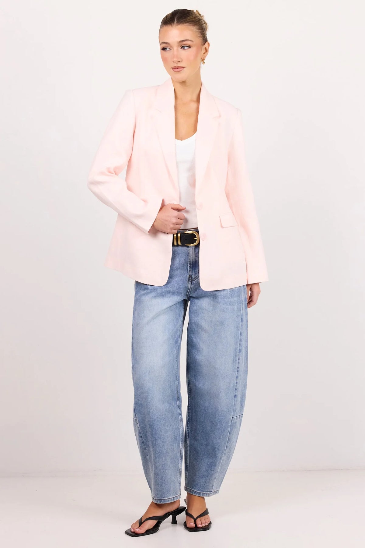 Among The Brave Diploma Linen Blazer