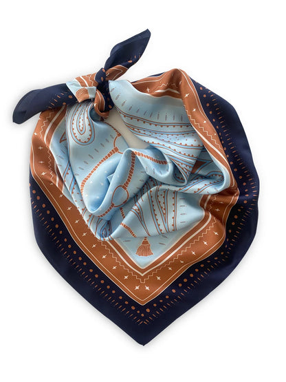 Dark Hampton Ellie Compton Silk Scarf Range size LARGE