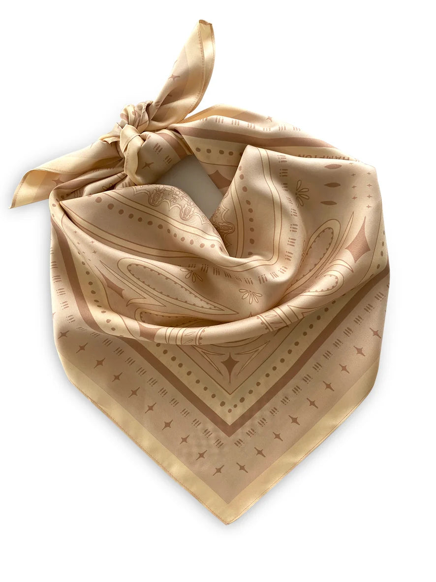 Dark Hampton Ellie Compton Silk Scarf Range size LARGE